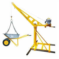 Mini Crane For Construction - Color: Yellow