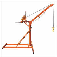Industrial Monkey Hoist Machine - Color: Orange