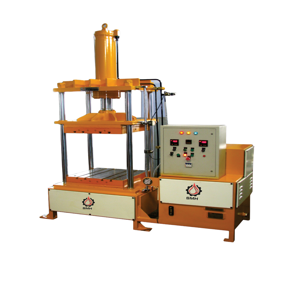 Pillar Type Hydraulic Press - Color: White
