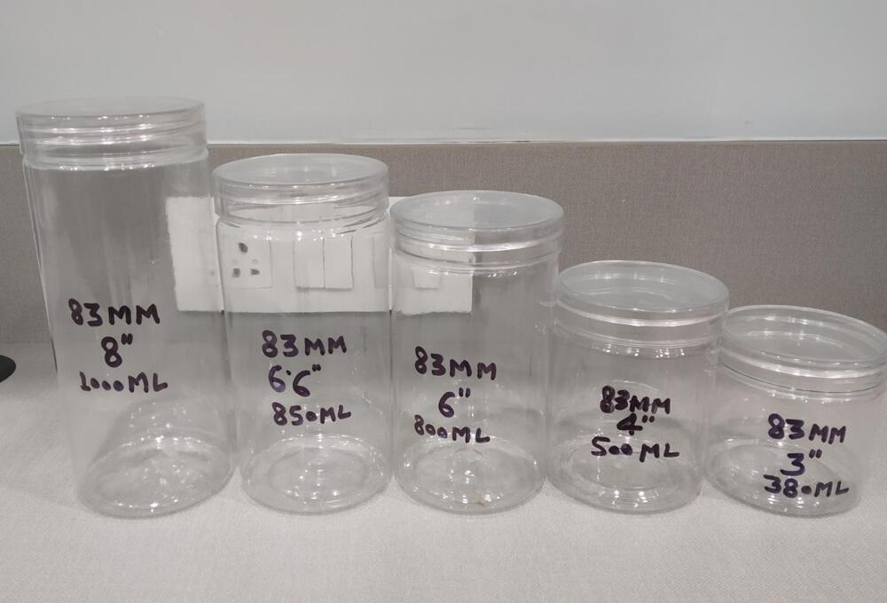 Pet Jars For Cashew - Color: Transparent