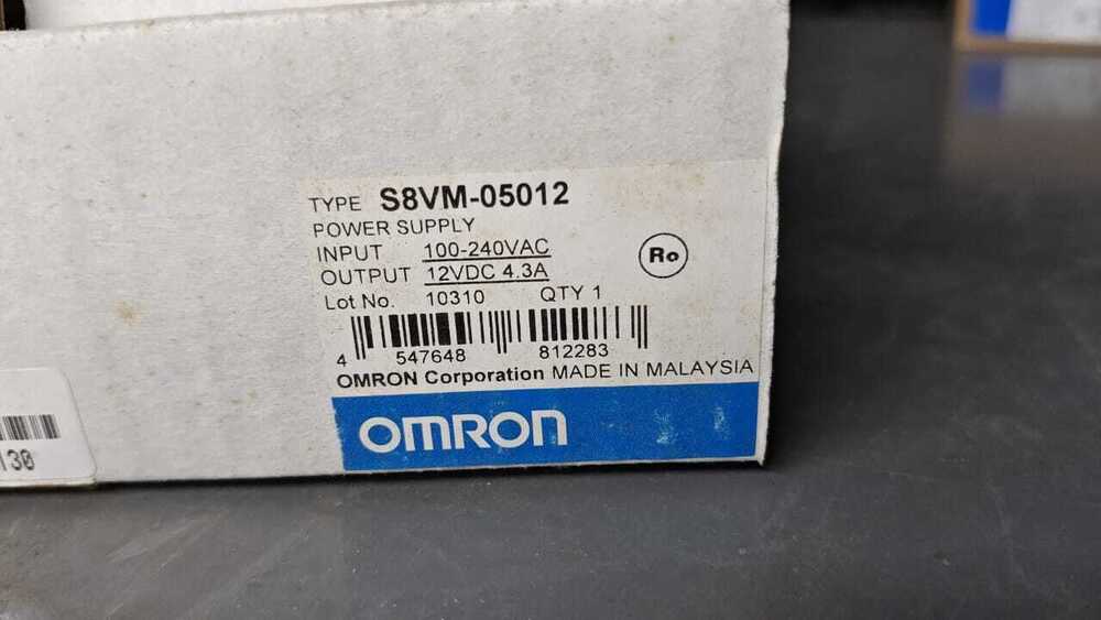 OMRON POWER SUPPLY 100-240VAC, S8VM-05012