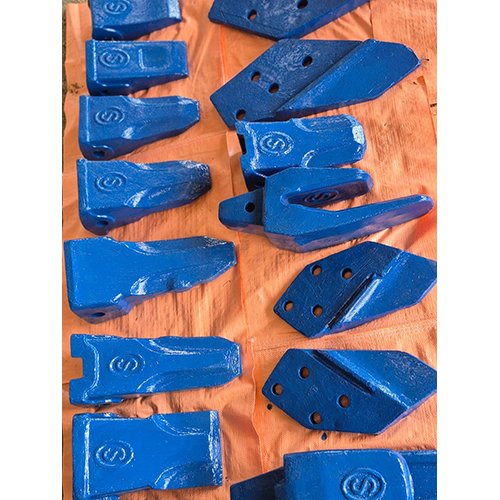 Excavator Bucket Tooth Points , Side Cutters & Adopters - Color: Blue