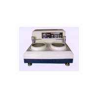 Double Disc Polishing Machine - Mild Steel, Custom Size, Classic White, 220 Volt Semi-Automatic Operation | 12-Month Warranty