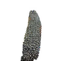 Tulsi Cap Mala - Tulsi Wood, Various Sizes, Traditional Black Color | Durable Design For Hinduism-themed Rituals, Elegant Polished Finish