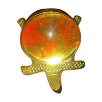 5 Inch Brass Meru Shree Yantra - Durable Metal, 5 Inch Size, Polished Golden Finish | Intricate Religious Design For Hinduism Altars