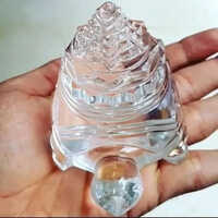 Meru Shree Yantra In Crystal Glass