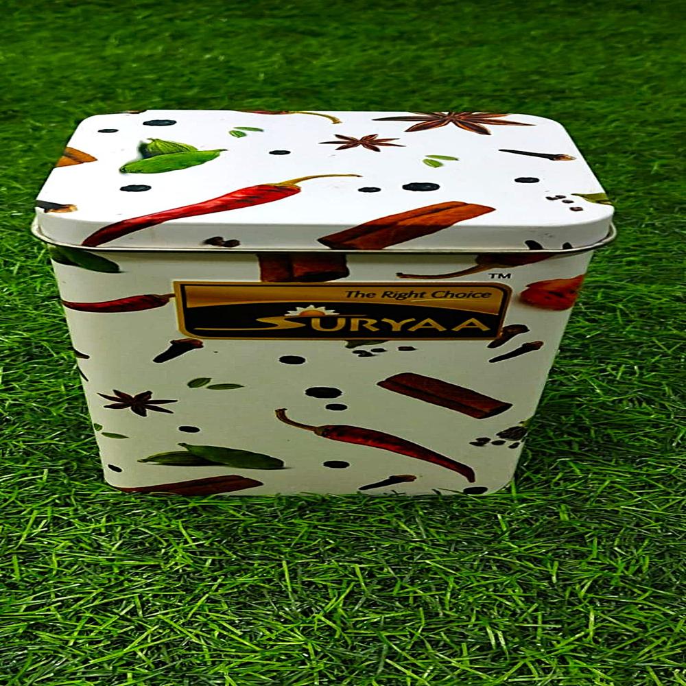 Spice and masala packaging tin container