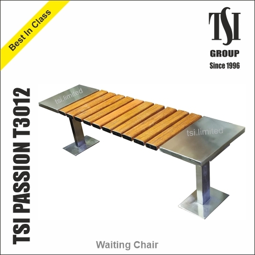 Stylish Stainless Steel Garden Bench