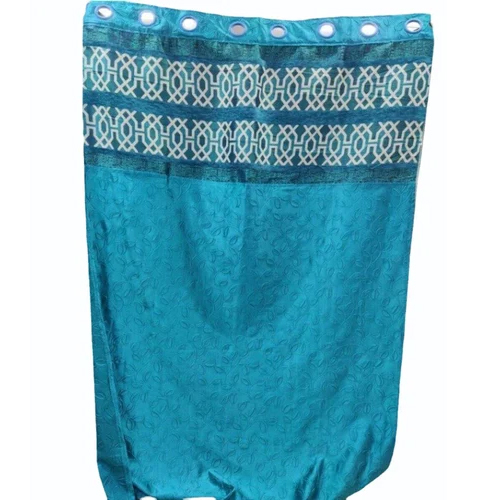 Printed Long Crush Polyester Curtain Fabric