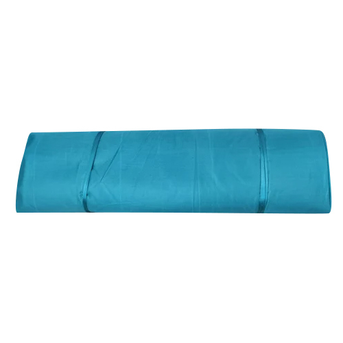 Blue Long Crush Polyester Curtain Fabric - Feature: Smooth