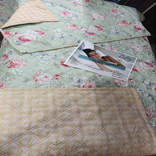 Lofty Quilted Glace Cotton Bedcover