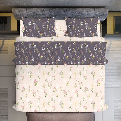 King Size Bedsheet with two pillow cover