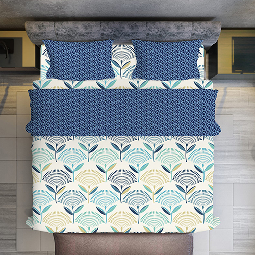 Cotton Cuddle Ultrasonic Comforter - Pattern: Printed