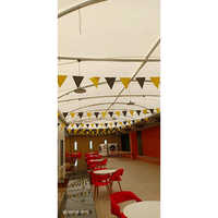 Conical Tensile Structure - Polyester Or Ptfe, Durable White Powder-coated Finish, Aluminium/iron/stainless Steel Poles, High-quality Outdoor Event Canopy