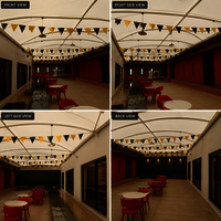 Conical Tensile Structure - Polyester Or Ptfe, Durable White Powder-coated Finish, Aluminium/iron/stainless Steel Poles, High-quality Outdoor Event Canopy