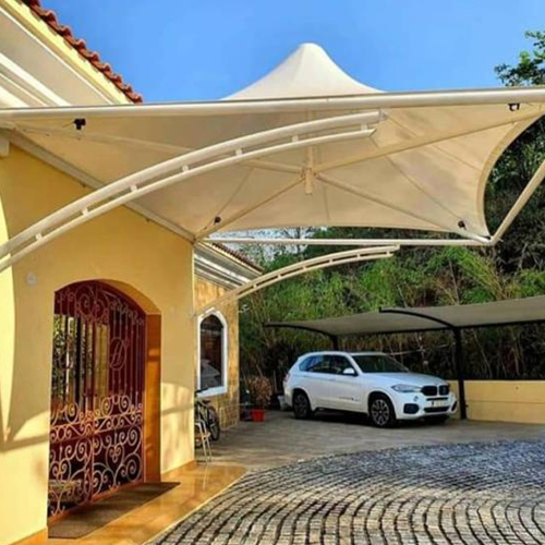 Car Parking Tensile Structure - Coating Type: Powder Coated