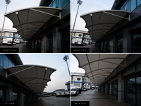 Shadow Tensile Structure - Coating Type: Powder Coated