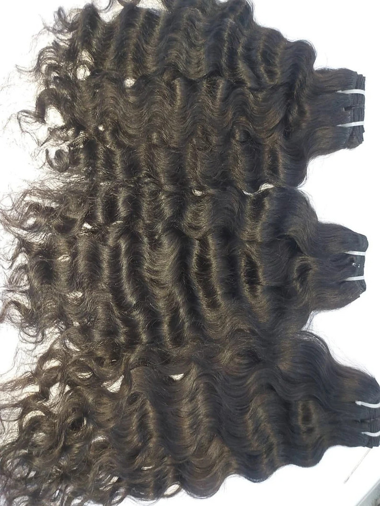 Supplier Unprocessed natural Indian Raw Virgin Human Hair Bundles