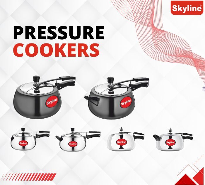 Skyline 3 Litre Hard Anodized Pressure Cooker - Body Thickness: 2.5 Millimeter (Mm)