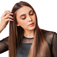 Straight Hair Wigs - Human Hair,  Straight Style, Black Color | Effortlessly Versatile For Office Or Night Out, Designed For Women