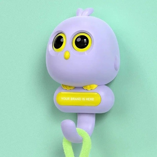 Wink Bird Holder Hooks - High-quality Durable Plastic, 104mm X 45mm X 60mm , Charming Design With Strong Adhesive For Damage-free Installation And Versatile Use
