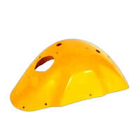 Three Wheeler Mudguard - Ms Material, Standard Size, Yellow Color | Good Quality, 1 Year Warranty