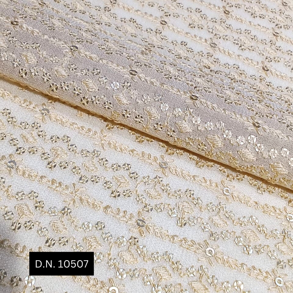 Embroidered Kurta Fabric For Menswear At Wholesale