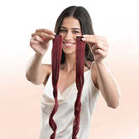 Clip in Hair Streaks - Colored Hair Extensions For Women- Highlighter
