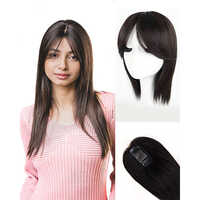 Hair Topper With Bangs Hair Extensions - Application: Personal