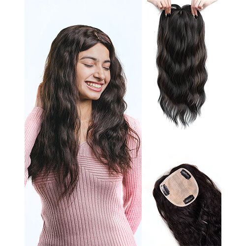 Wavy Topper Hair Extensions For Women - Application: Personal