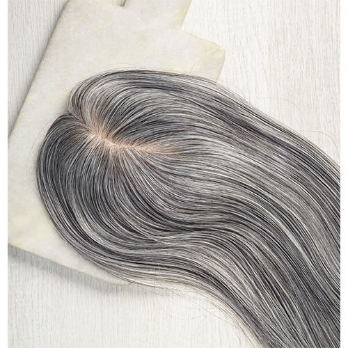 Silver Mist Scalp Topper Hair Extensions