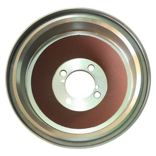 Tvs King Brake Drum - Color: Silver