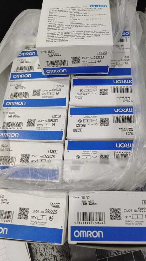 Omron Limit Switch , Wld2,wld18-y-n,wld18-g-n,wld18-n - Automation Grade: Manual/automatic