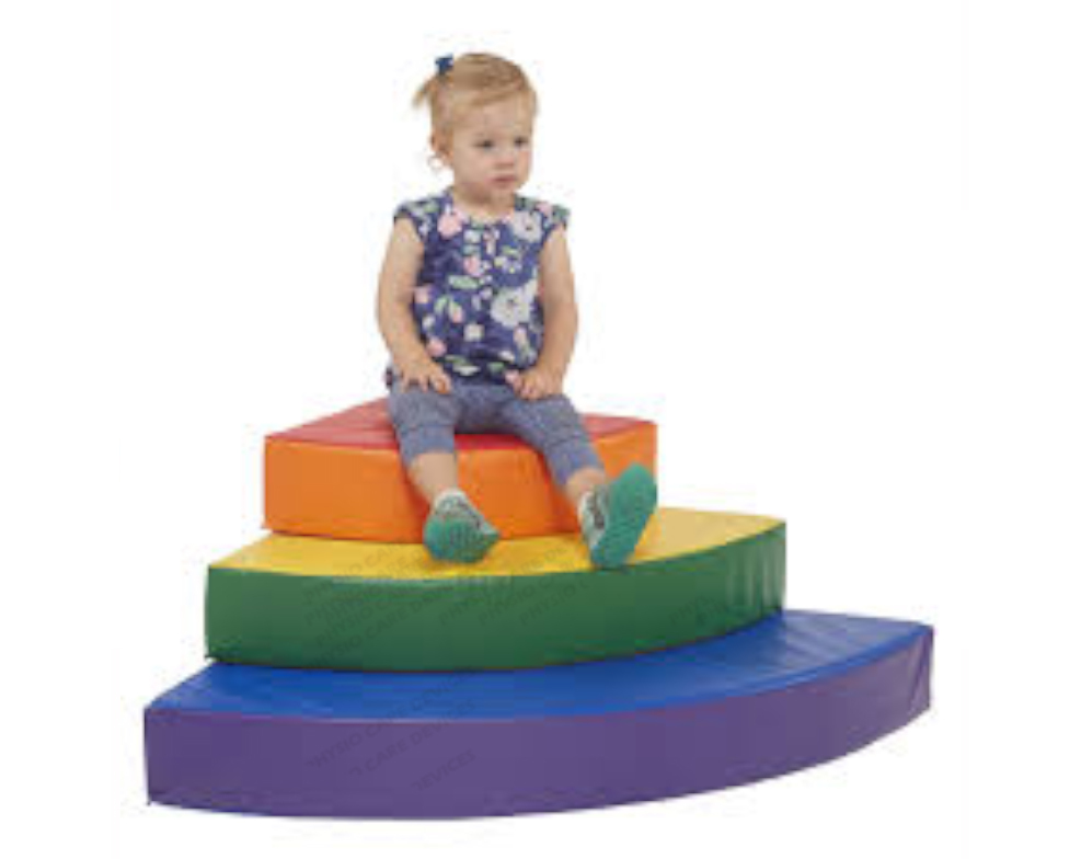 Soft Rainbow Play Foam Corner Climber