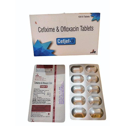 Cefixime and Ofloxacin Tablets