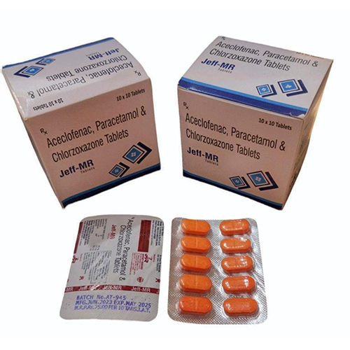 Aceclofenac Paracetamol And Chlorozoxazone Tablets - Drug Type: General Medicines