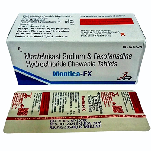 Montelukast Sodum And Fexofenadine Hydrochloride Chewable Tablets - Drug Type: General Medicines