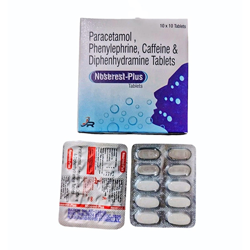 Paracetamol Phenylephrine Caffeine And Diphenhydramine Tablets - Drug Type: General Medicines