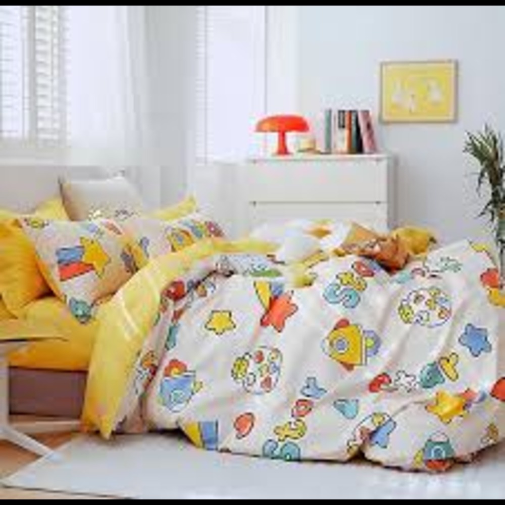 GLACE COTTON BABIES CARTOON BEDSHEET