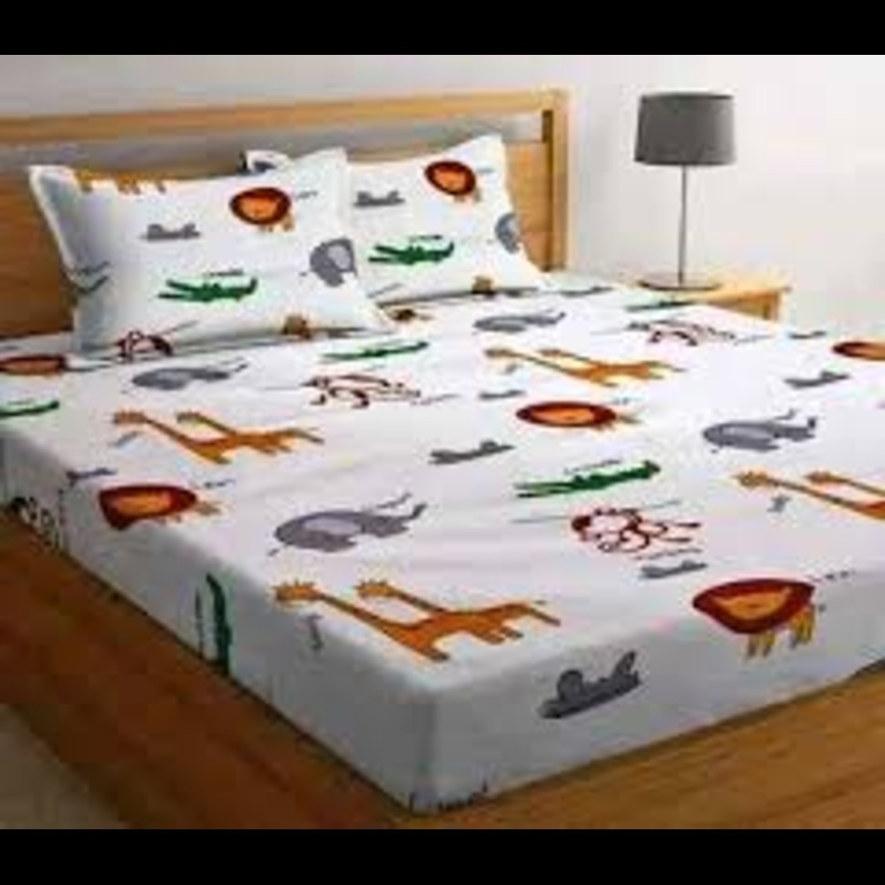 GLACE COTTON BABIES CARTOON BEDSHEET