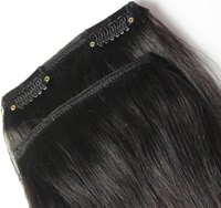 Silk Topper (4x6 Base) Hair Extension 100% Natural hair (16 inches)