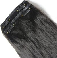 Silk Topper (4x6 Base) Hair Extension 100% Natural hair (16 inches)