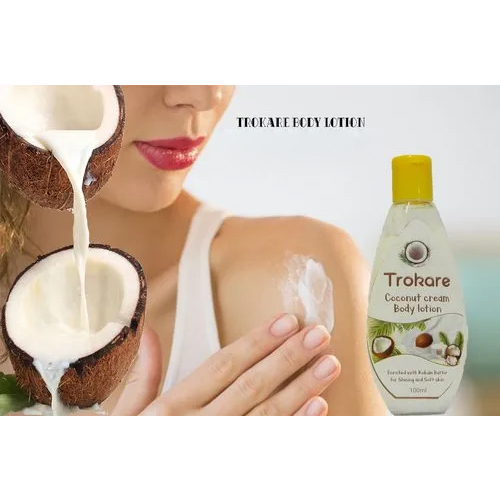 100Ml Trokare Coconut Cream Body Lotion - Ingredients: Chemicals