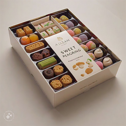 Rectangular Sweet Packaging Tray 400g