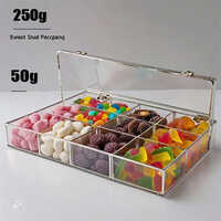 500g 1000g Rectangular Sweet Packaging Tray
