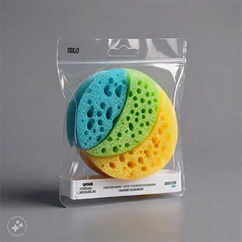 Blister packaging materials for scrubber
