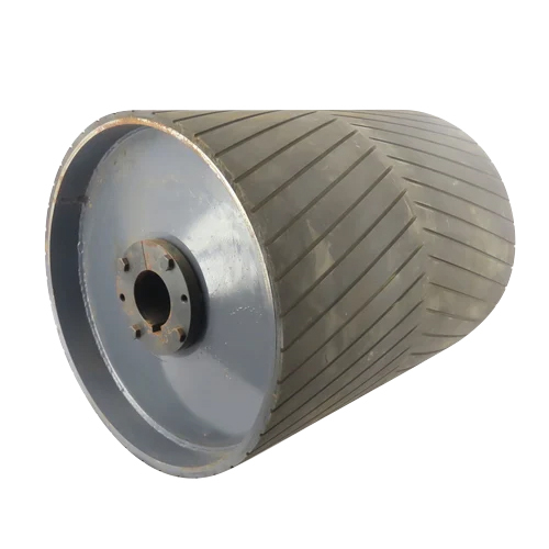 Conveyor Drum Pulley - Color: Silver