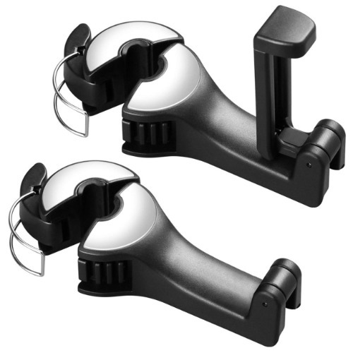 Car Phone Holder - Plastic, 10 X 7 X 6 Cm | 360 Degree Rotation, Adjustable Clip, Universal Fit For 4-7" Phones, Easy Installation & Removal