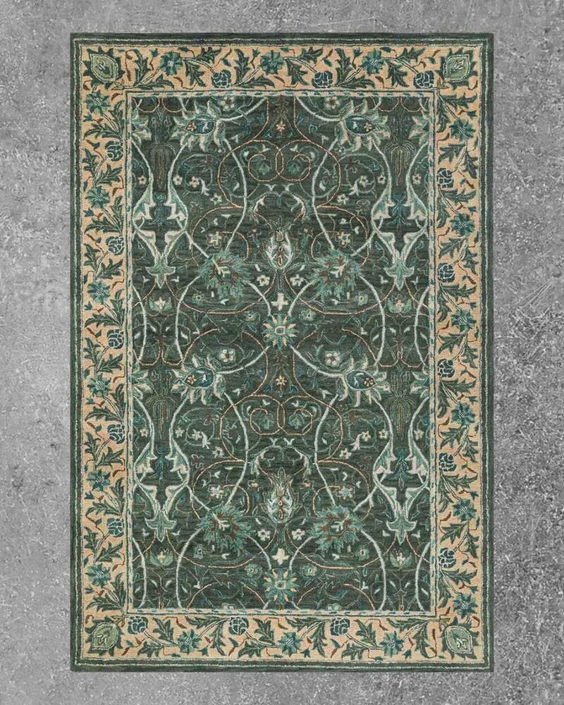 Premium Hand Tufted Carpet Custom Designs & Luxury Finish - Back Material: Woven Back