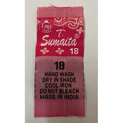 65GSM Printed Cotton Woven Label